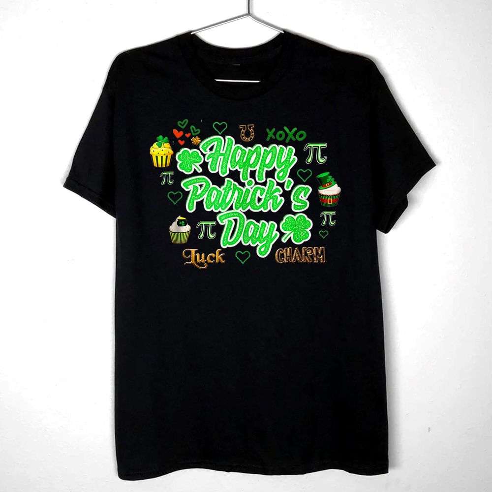 Happy Saint Patrick's Day Pi Luck & Charm Shirt Women's Tank Top black s