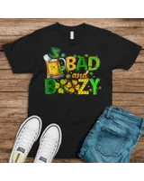 Forget Lucky Give Me Beer St Patrick's Day Beer Lovers Shirt Kids Standard Sweatshirt black xs