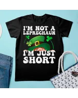 I'm Not A Leprechaun I'm Just Short Shirt St Patricks Day Shirt Toddler Cotton Jersey T-Shirt black 2t