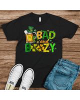 Forget Lucky Give Me Beer St Patrick's Day Beer Lovers Shirt Unisex Standard T-Shirt black s
