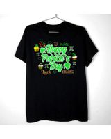 Happy Saint Patrick's Day Pi Luck & Charm Shirt Unisex Standard T-Shirt black s